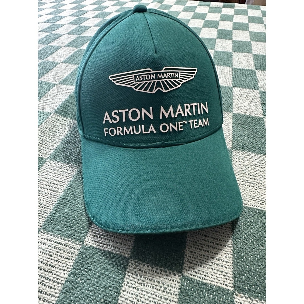 F1 Aston Martin Formula One Team Adjustable Curved Brim Racing Baseball Cap Hat